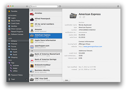 1Password 4 For the Macs Get iOS Features