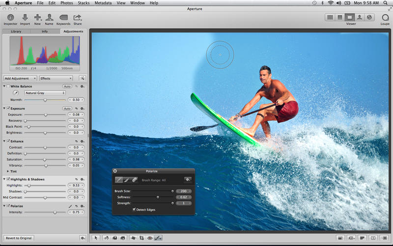 Aperture photo-editing app for your Mac