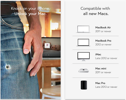 Knock to unlock your Mac