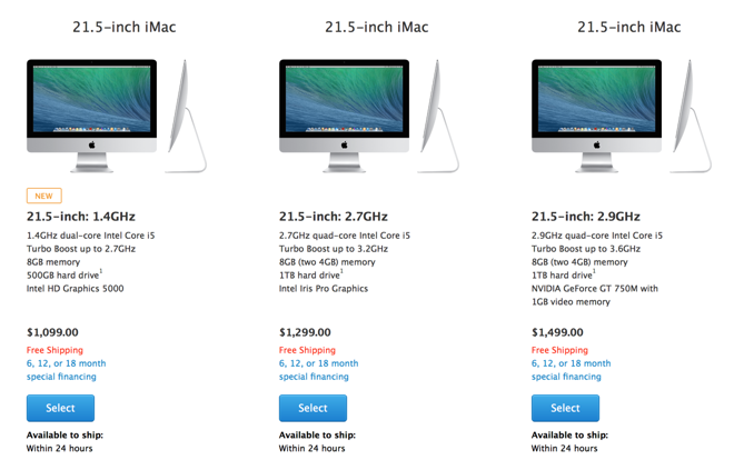 Apple brings a new cheaper iMac model