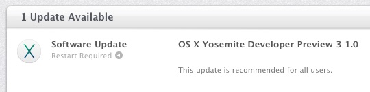 os x yosemte update